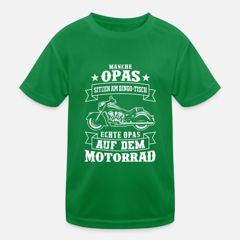 Opi MANCHE OPAS SITZEN AM BINGO TISCH ECHTE AUF Kinder Funktions-T-Shirt