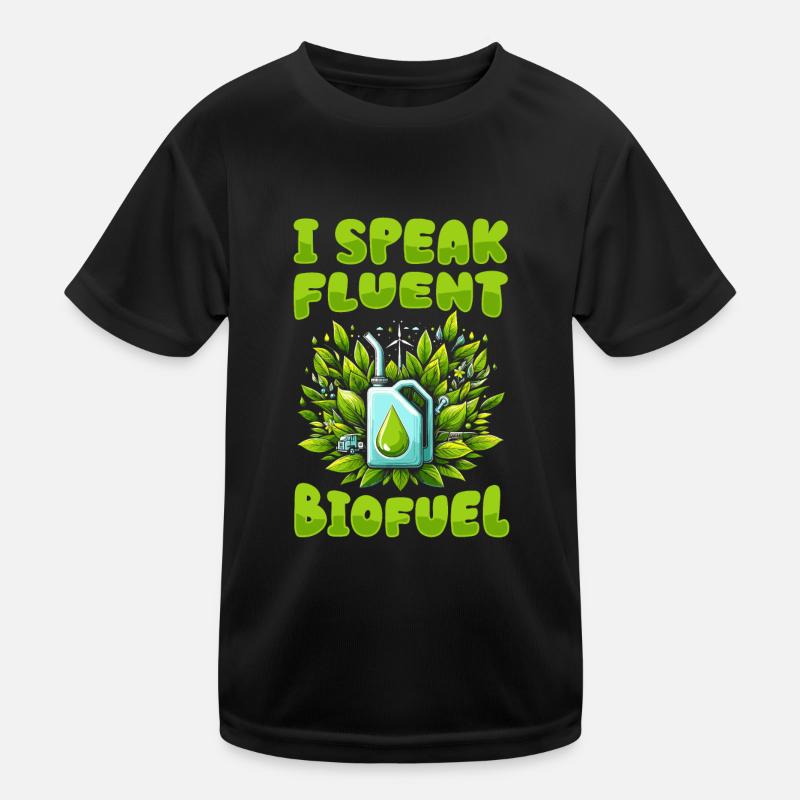 Biofuel Technician Kids Functional T-Shirt