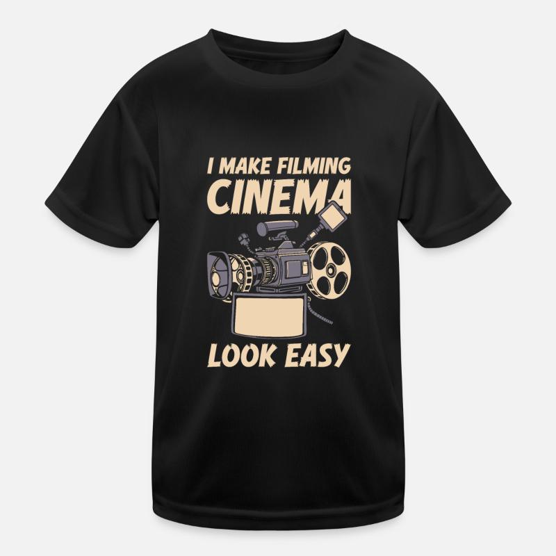 Kameramann Kinder Funktions-T-Shirt