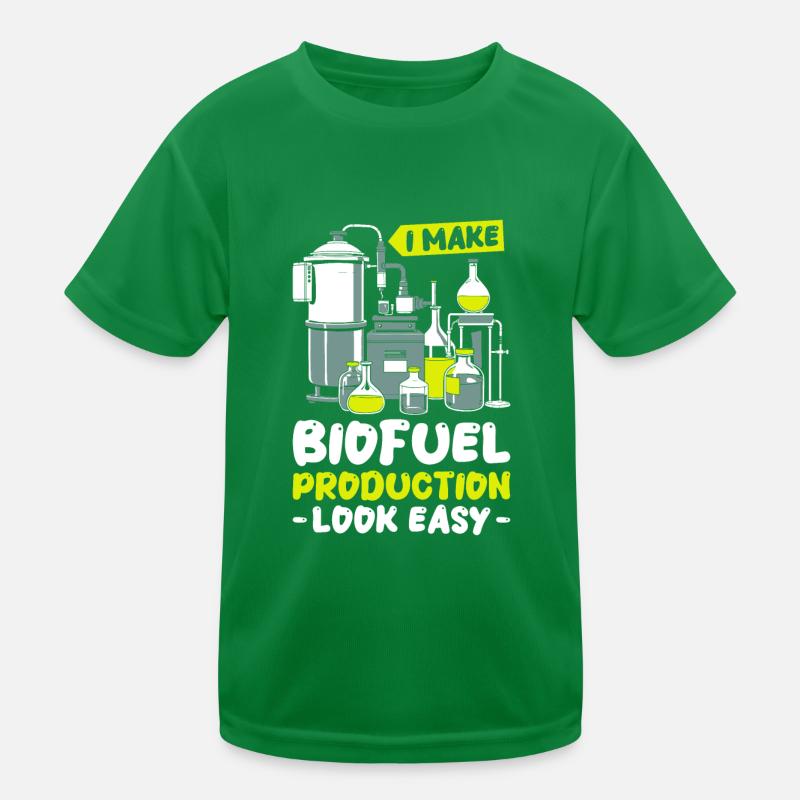 Biofuel Technician Kids Functional T-Shirt