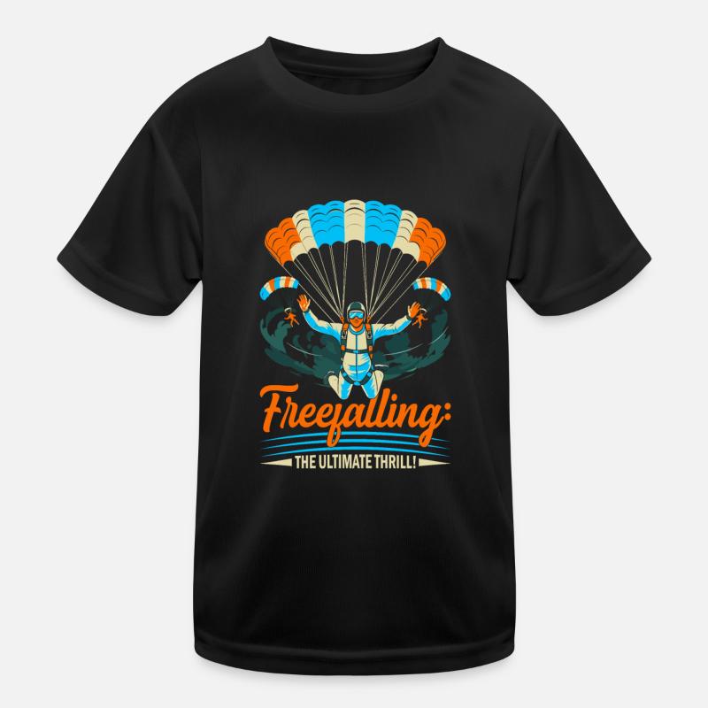 Freier Fall: der ultimative Nervenkitzel! Kinder Funktions-T-Shirt