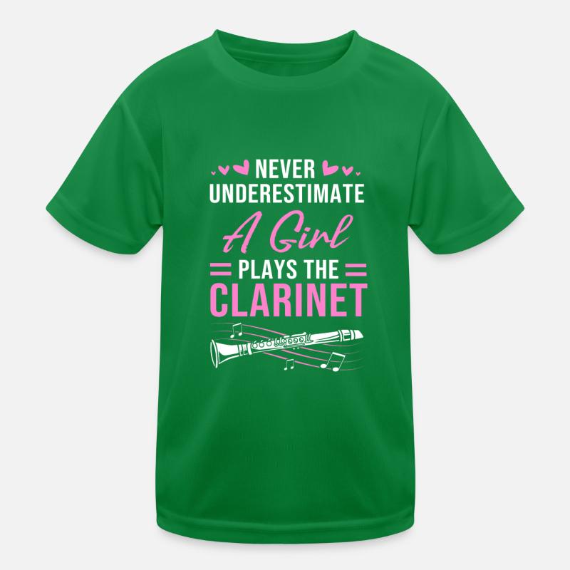 Clarinet Kids Functional T-Shirt