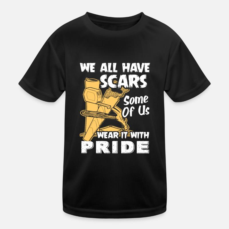 Carpenter We All Have Scars Kids Functional T-Shirt
