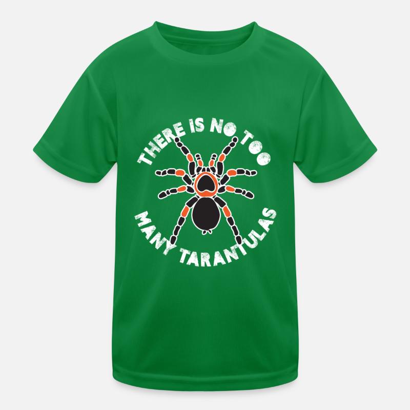 there is a no too many tarantulas Design Kinder Funktions-T-Shirt