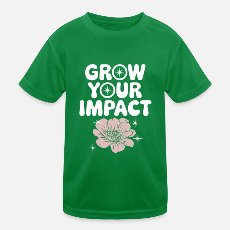Climate optimism, Earth Day, Sustainability Kids Functional T-Shirt