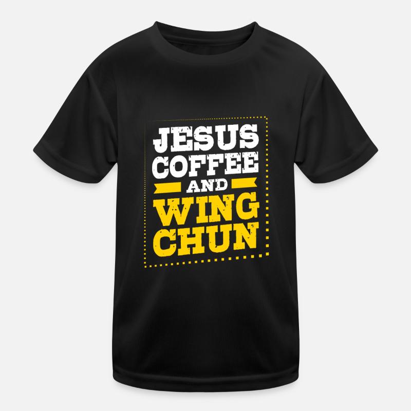 Wing Chun Kinder Funktions-T-Shirt
