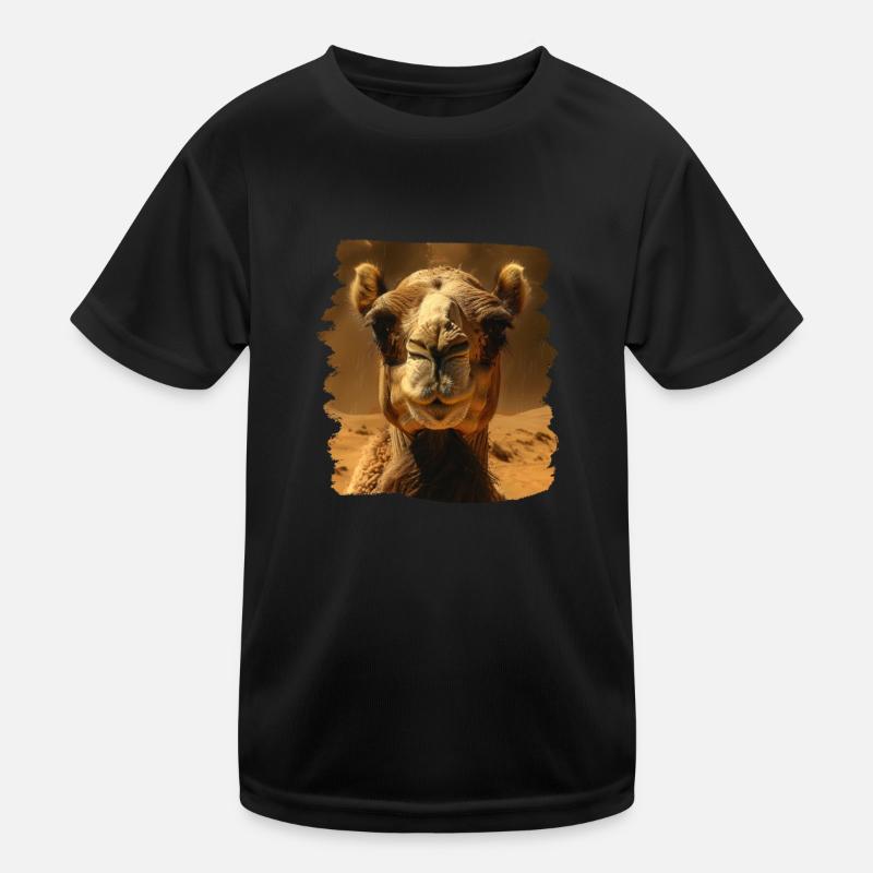 Camel Kamele Kamel Kinder Funktions-T-Shirt