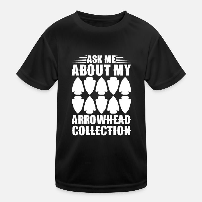 Arrowheads Collection de pointes de flèche de collection T-shirt sport Enfant
