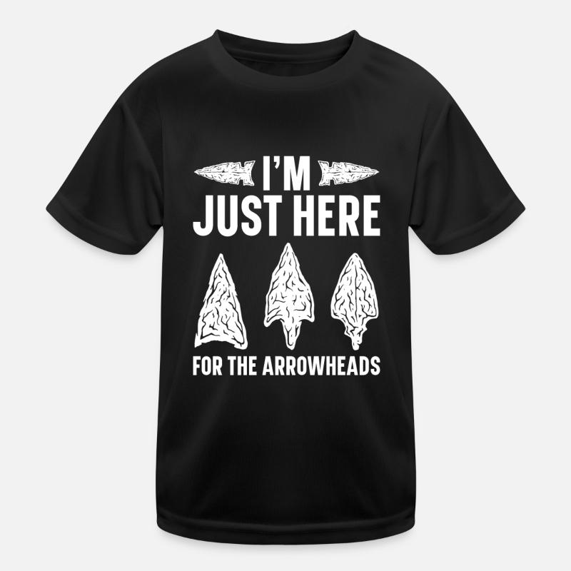 Arrowheads Collection de pointes de flèche de collection T-shirt sport Enfant