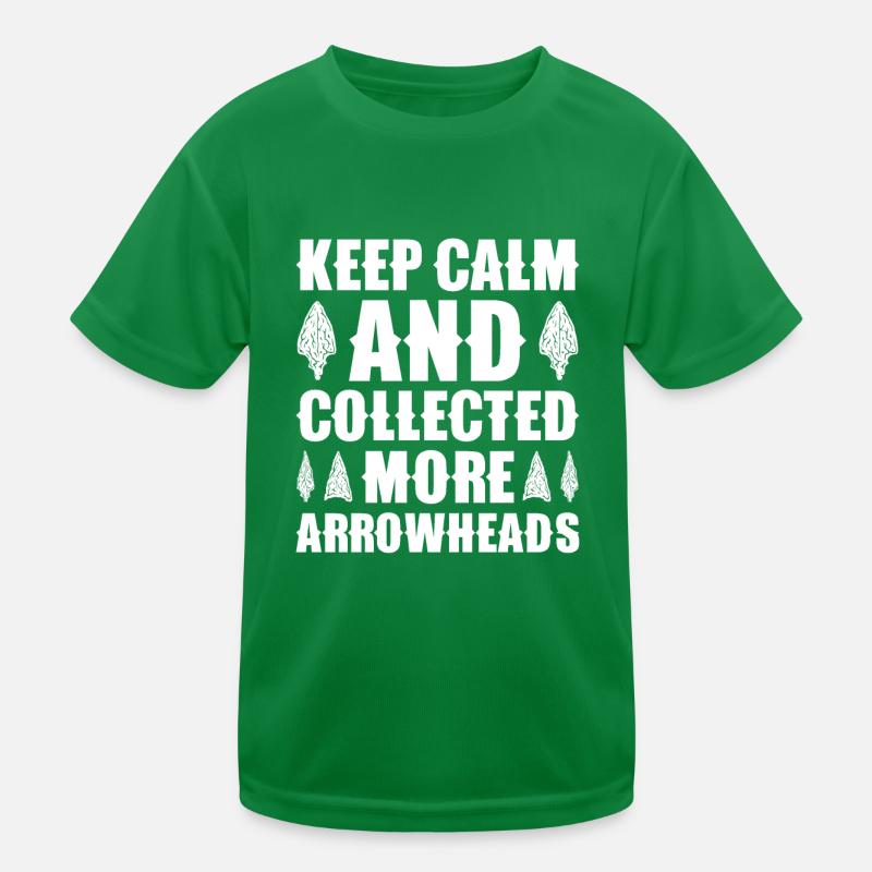 Pfeilspitzen Sammler Pfeilspitzen Sammlung Kinder Funktions-T-Shirt