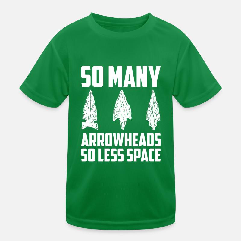 Pfeilspitzen Sammler Pfeilspitzen Sammlung Kinder Funktions-T-Shirt