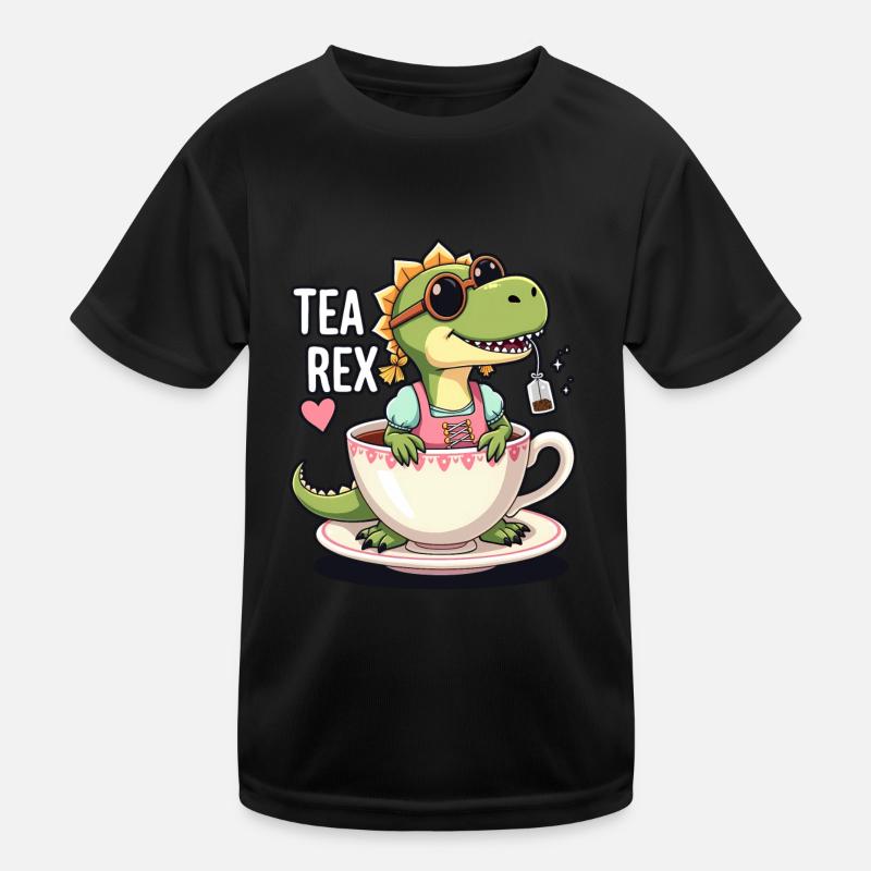 Tea Rex Trachtenshirt Dirndl T-Rex Kinder Funktions-T-Shirt