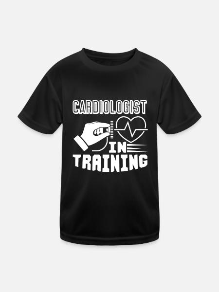 Cardiologist Cardiologist In Training - Kids Functional T-Shirt - black - Front