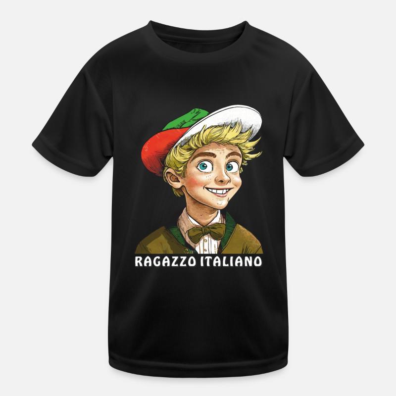 BOY ITALY RAGAZZO ITALIANO Kids Functional T-Shirt