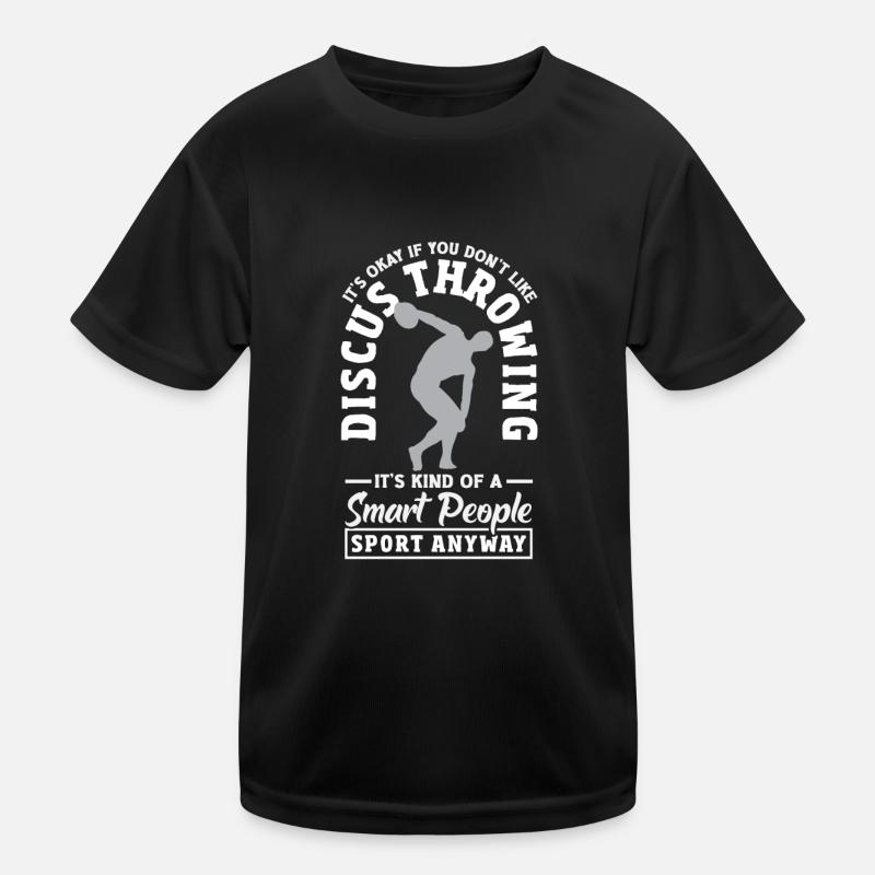Lancer du disque Athlète Cadeau d’athlète T-shirt sport Enfant