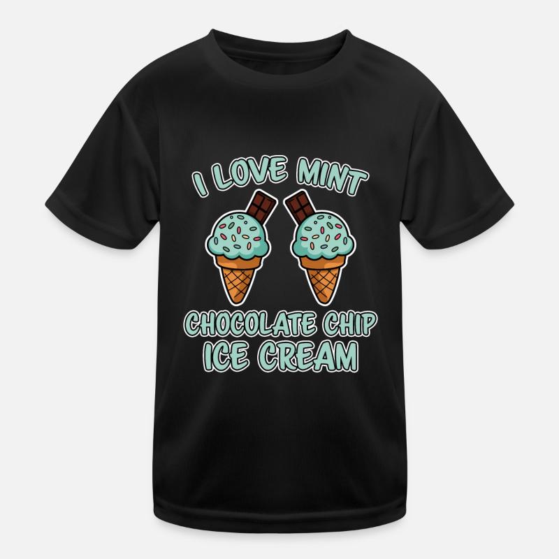 Chocolate Mint Cream Saying Funny Mint Cream Gift Kids Functional T-Shirt