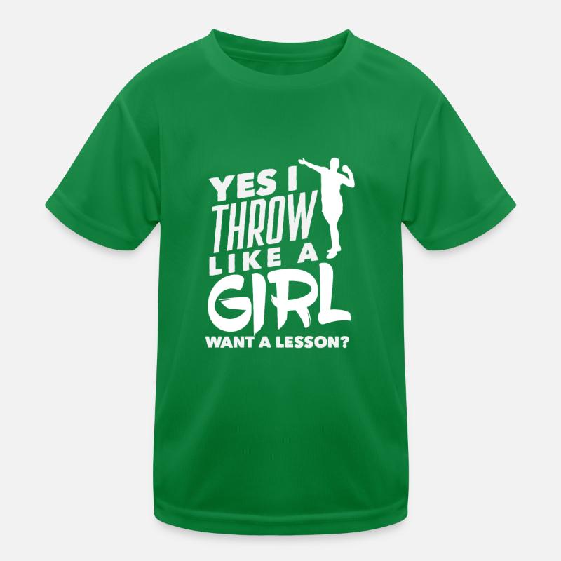 Discus Discus Throw Athlete Athlete Gift Kids Functional T-Shirt