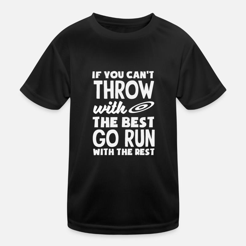 Lancer du disque Athlète Cadeau d’athlète T-shirt sport Enfant