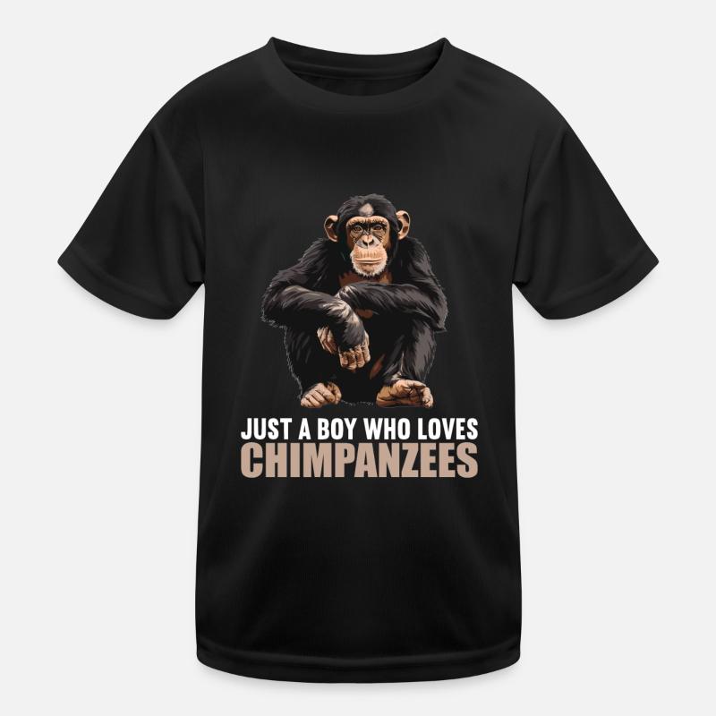Chimpanzee Schimpansen Schimpanse Kinder Funktions-T-Shirt