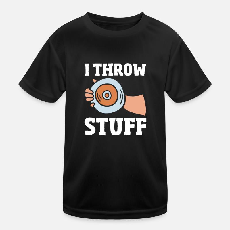 Lancer du disque Athlète Cadeau d’athlète T-shirt sport Enfant
