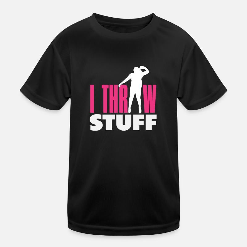 Lancer du disque Athlète Cadeau d’athlète T-shirt sport Enfant
