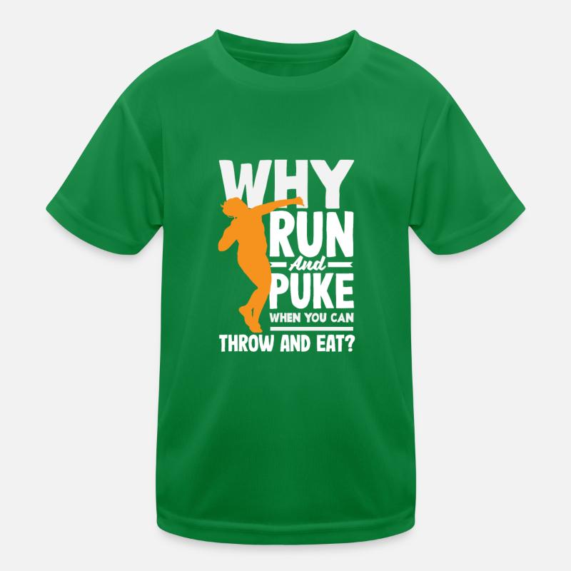 Diskus Diskuswurf Leichtathlet Sportler Geschenk Kinder Funktions-T-Shirt