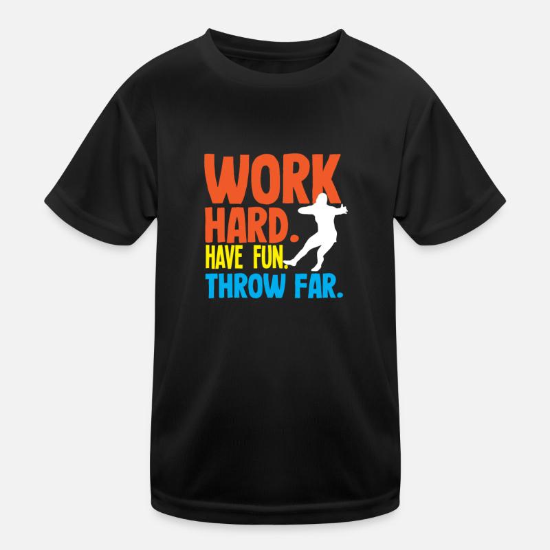 Lancer du disque Athlète Cadeau d’athlète T-shirt sport Enfant