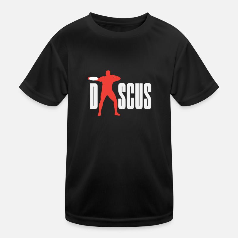 Lancer du disque Athlète Cadeau d’athlète T-shirt sport Enfant