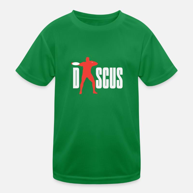 Discus Discus Throw Athlete Athlete Gift Kids Functional T-Shirt