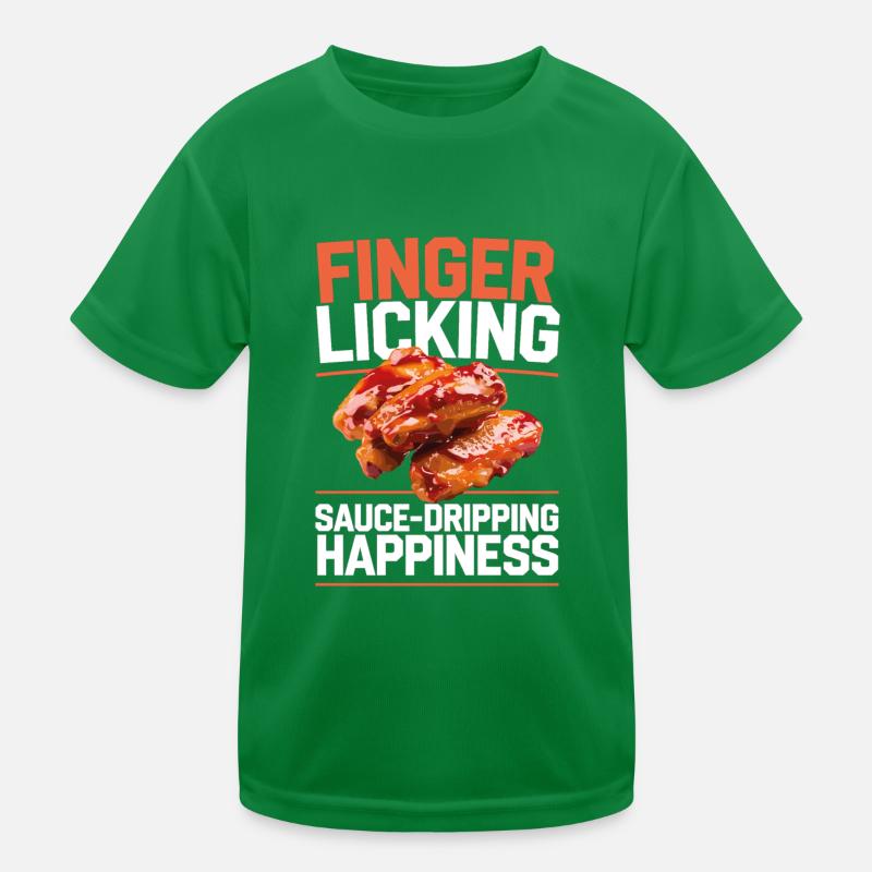 Chicken Wings Fast Food Lover Gift Kids Functional T-Shirt
