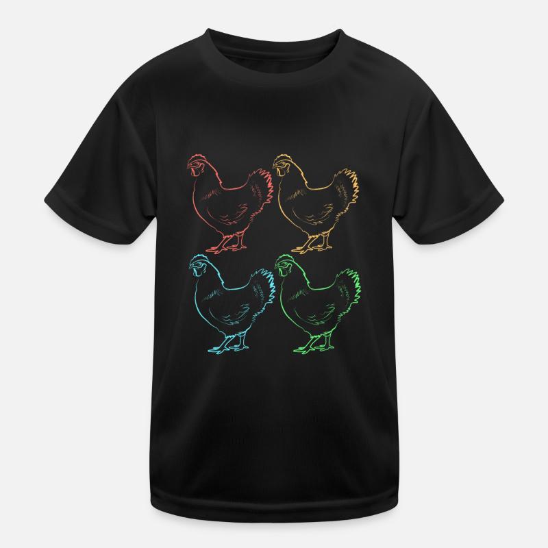 Poulet Volaille T-shirt sport Enfant