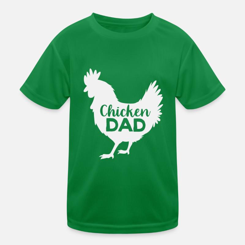 Chicken Poultry Kids Functional T-Shirt