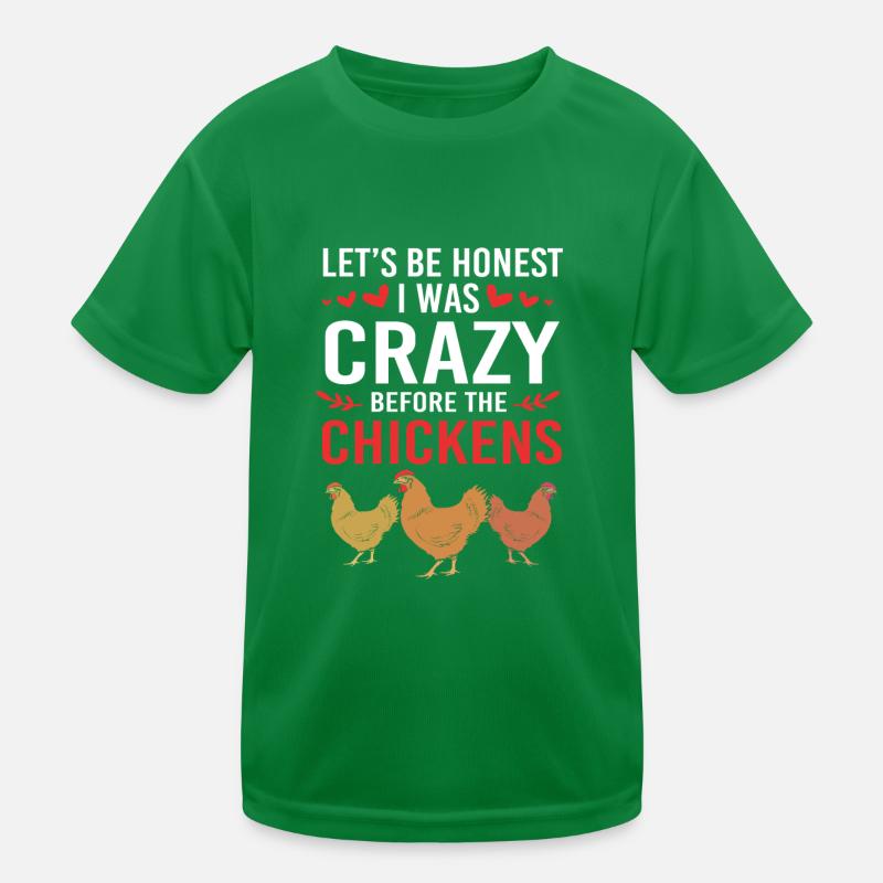 Chicken Poultry Kids Functional T-Shirt
