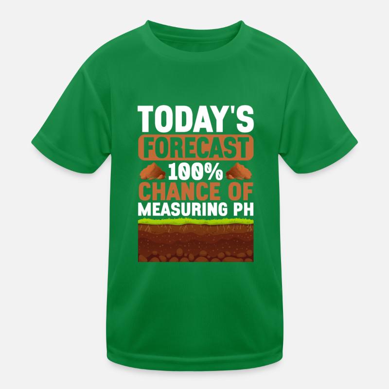 Bodenwissenschaftler Soil Science Kids Functional T-Shirt