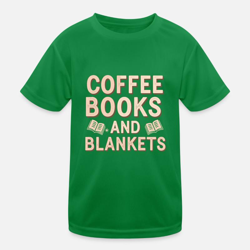 Hiver Confortable Culture Couvertures chaudes Chocolat chaud T-shirt sport Enfant