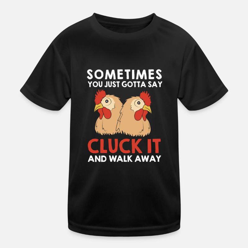 Chicken Poultry - Kids Functional T-Shirt - black