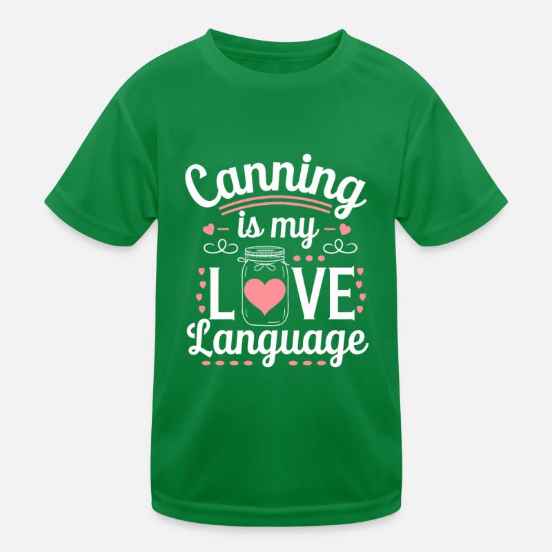 Conservation des aliments faits maison T-shirt sport Enfant