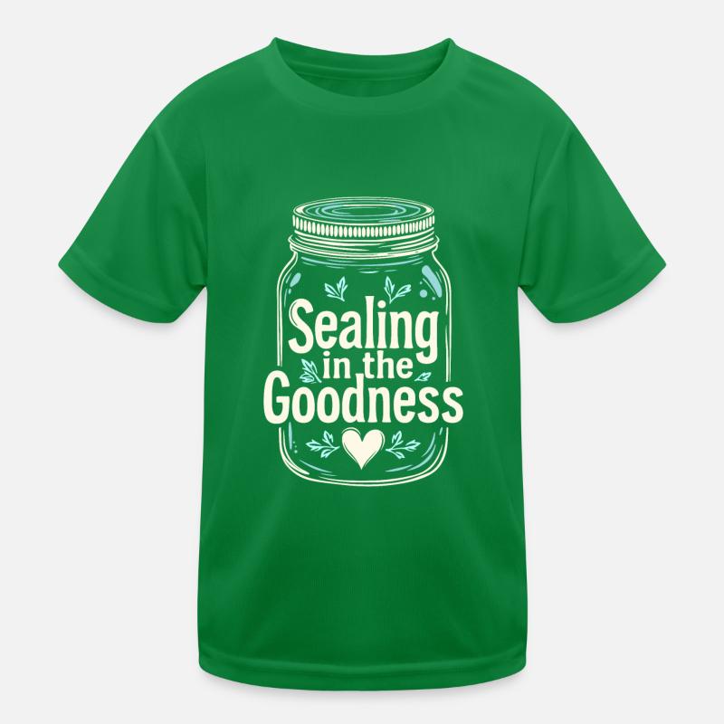 Conservation des aliments faits maison T-shirt sport Enfant