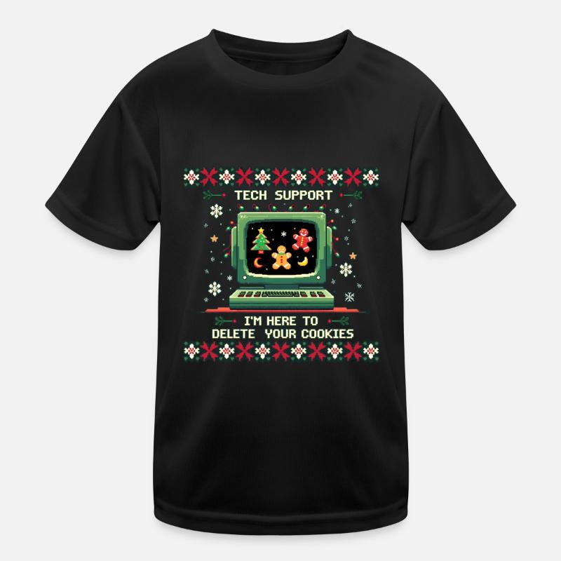 Support technique - Funny Delete Cookies Shirt T-shirt sport Enfant
