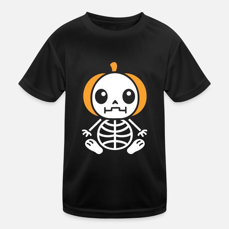 Skeleton Kids Functional T-Shirt