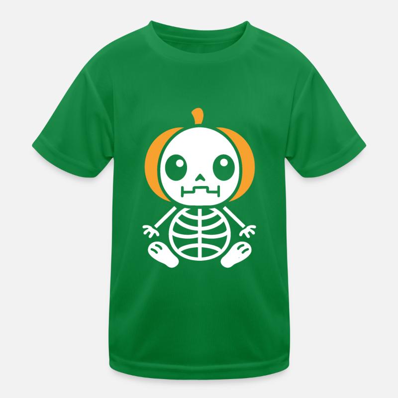 Skeleton Kids Functional T-Shirt