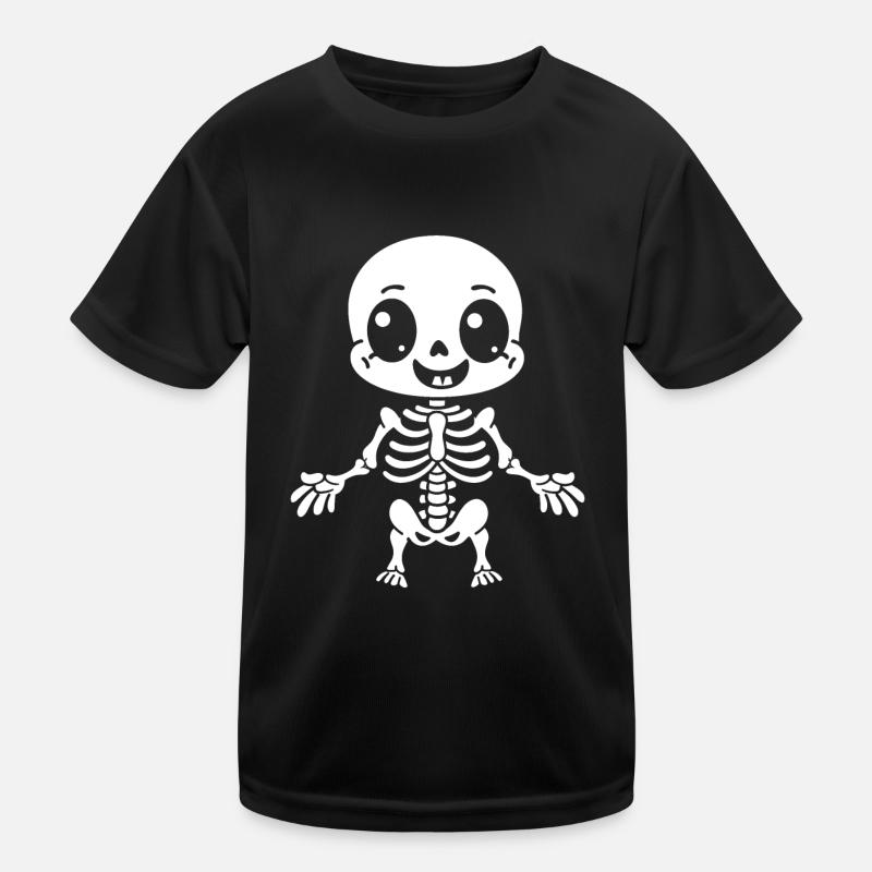 Skeleton Kids Functional T-Shirt
