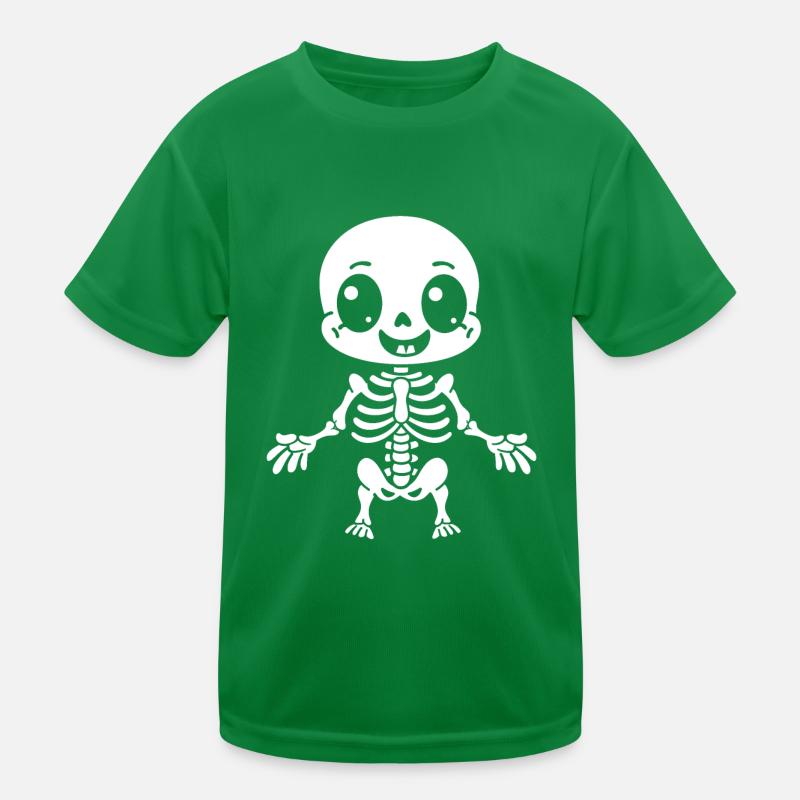 Squelette T-shirt sport Enfant