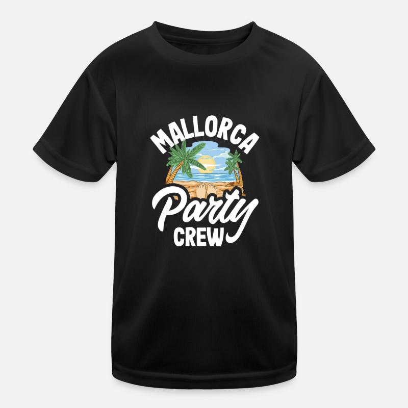 Mallorca Party Crew Vacances Majorque T-shirt sport Enfant