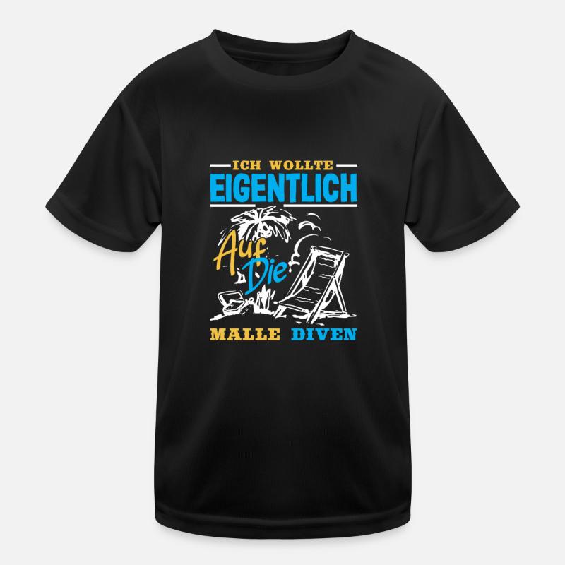 Mallorca Party Crew Mallorca Urlaub Kinder Funktions-T-Shirt
