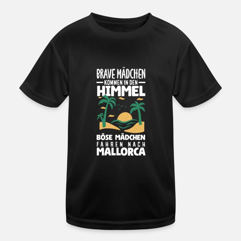 Mallorca Party Crew Mallorca Urlaub Kinder Funktions-T-Shirt