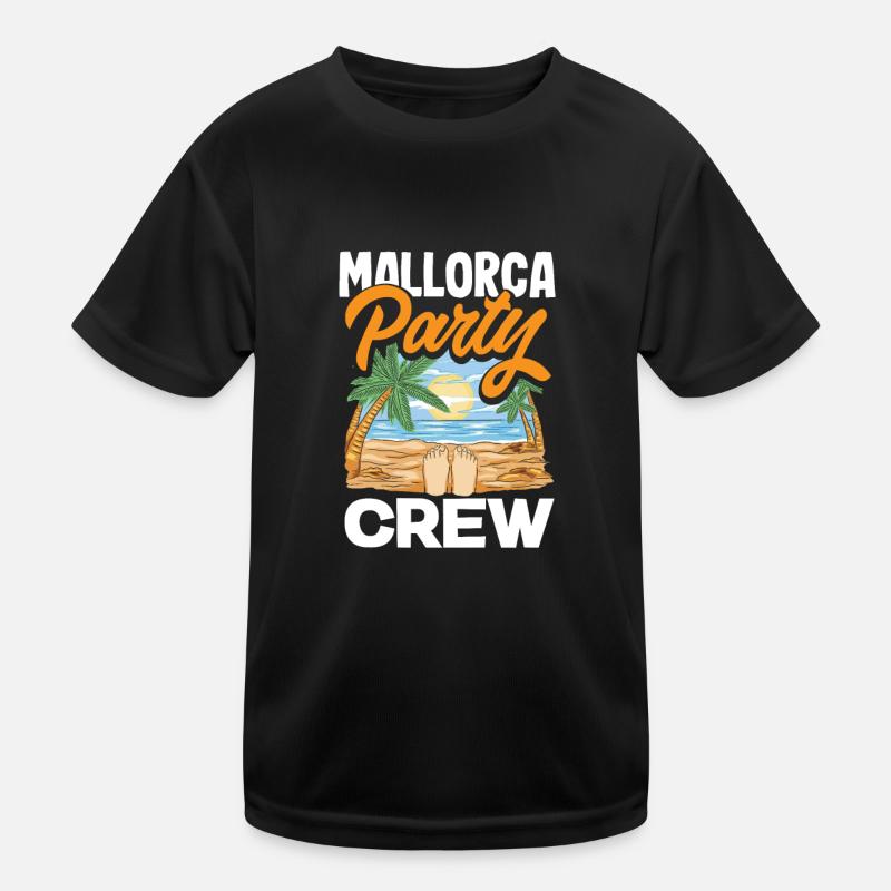 Mallorca Party Crew Vacances Majorque T-shirt sport Enfant