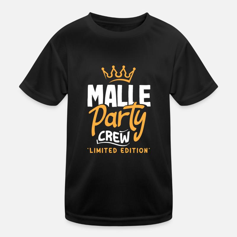 Mallorca Party Crew Vacances Majorque T-shirt sport Enfant
