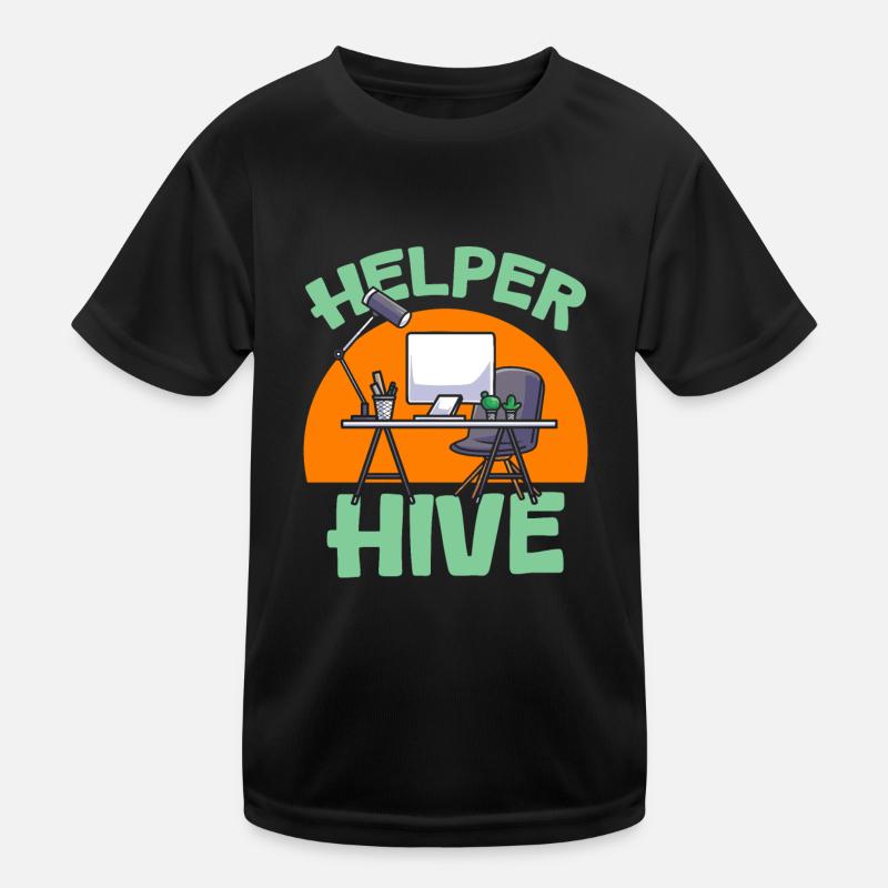 Assistent Team Kinder Funktions-T-Shirt