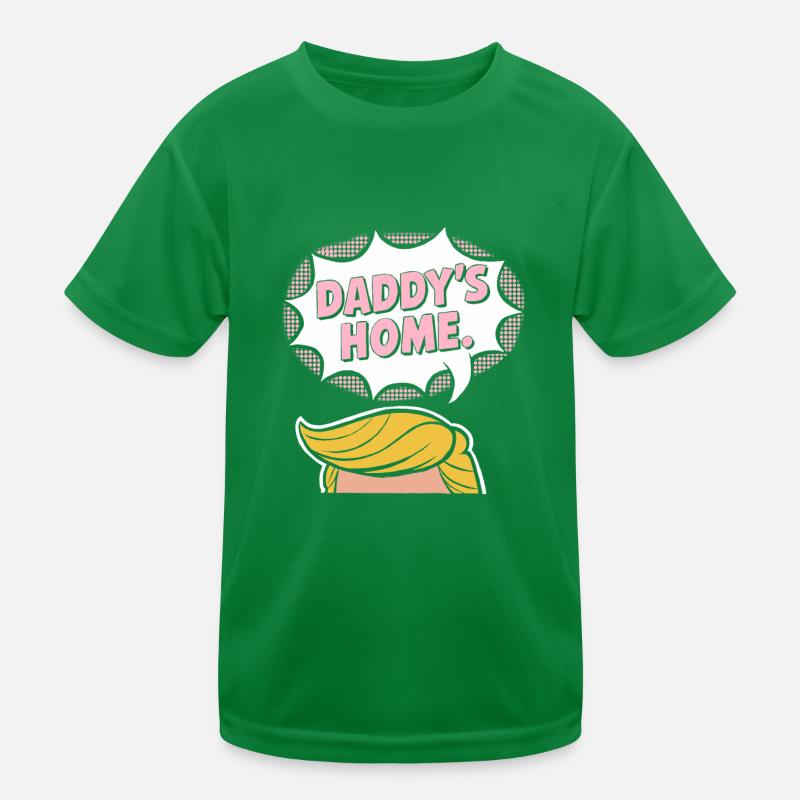 Daddy's home pink Pop 2024 Art Geschenk Idee Kinder Funktions-T-Shirt